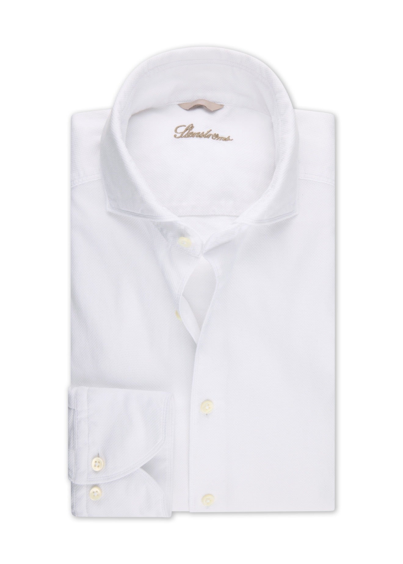 Slimline Structure Shirt White