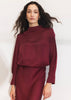 Arlene Blouse Dark Red