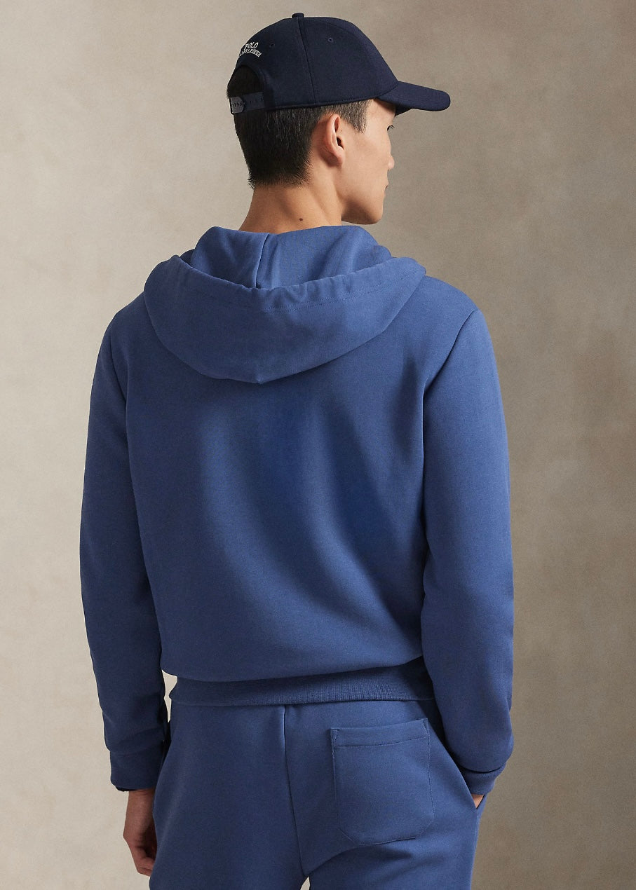 Double Knit Full Zip Hoodie Night Navy