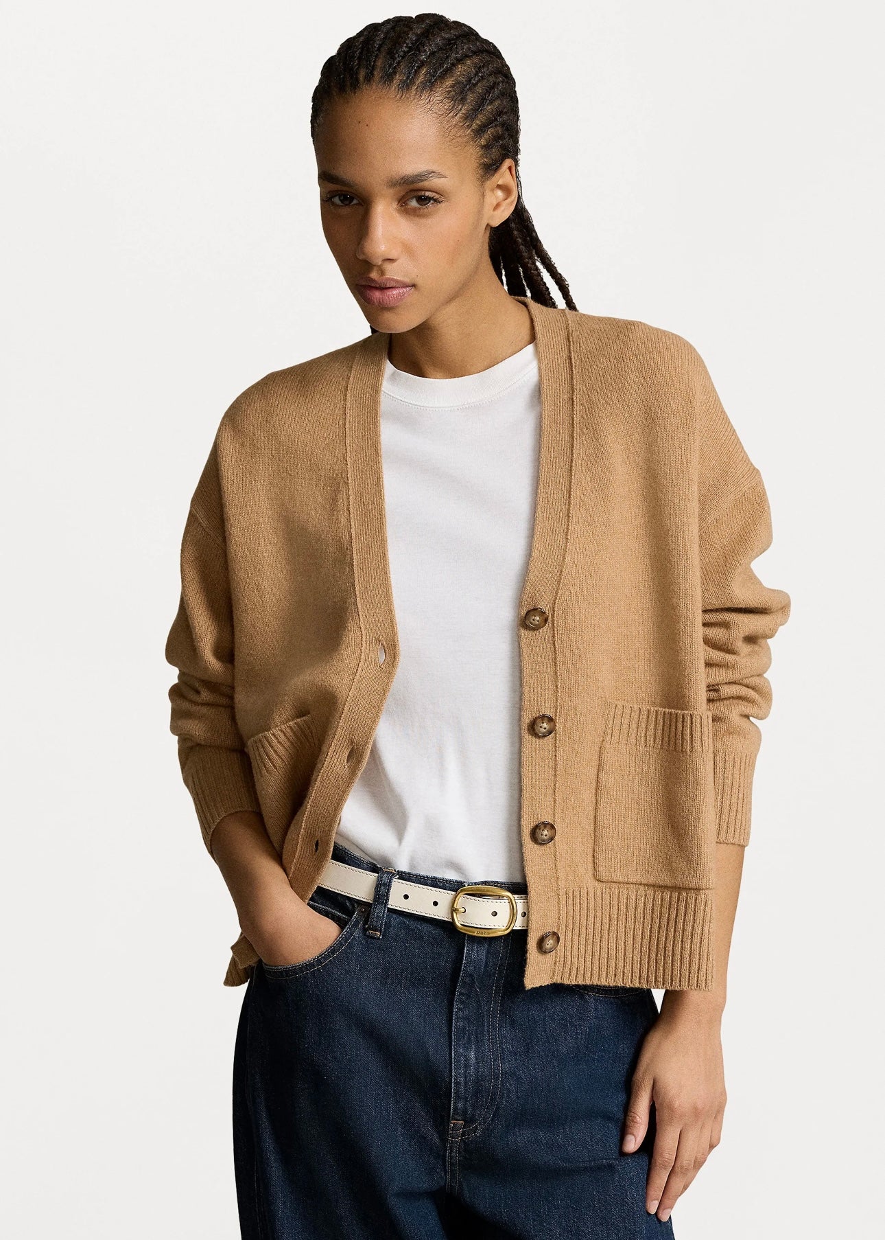 Polo Ralph Lauren Wool cardigan - Camel Melange