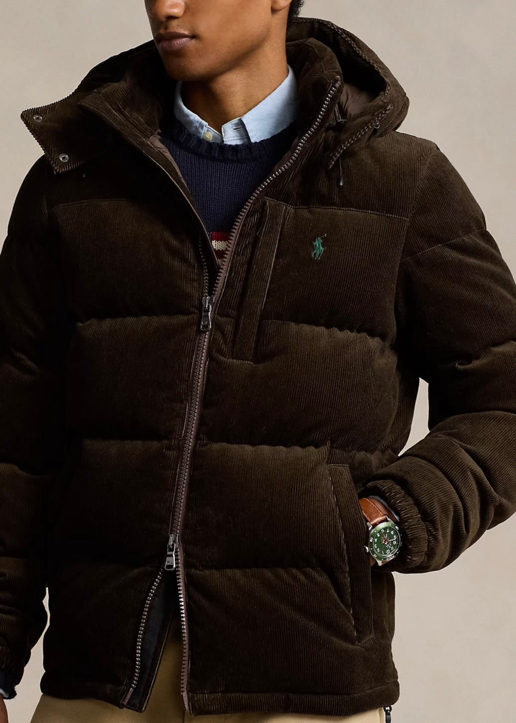 Polo Ralph Lauren Cord jacket - Dark Beech