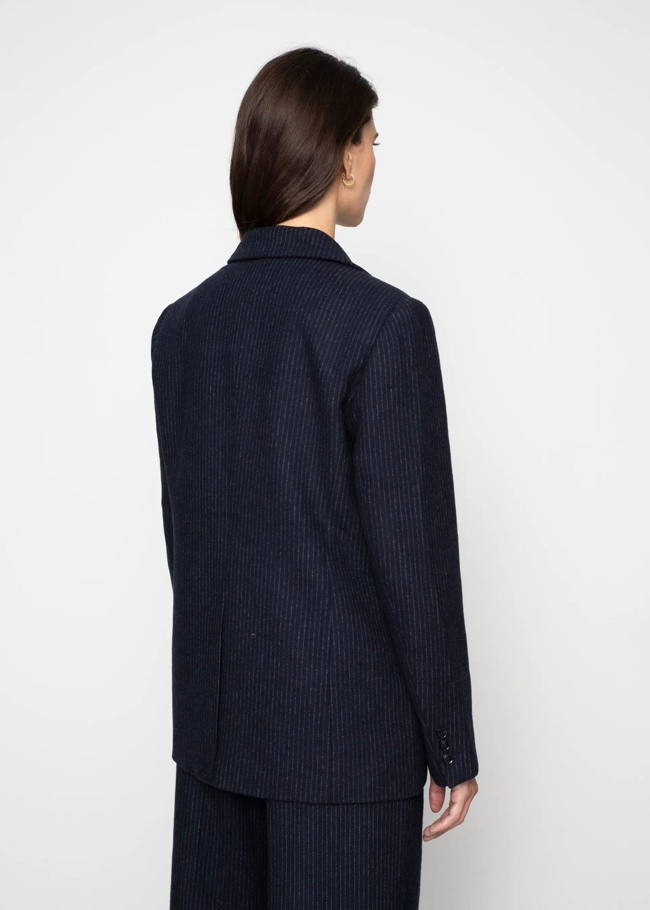 Camilla Pihl Zaina blazer - Navy Pinstripe