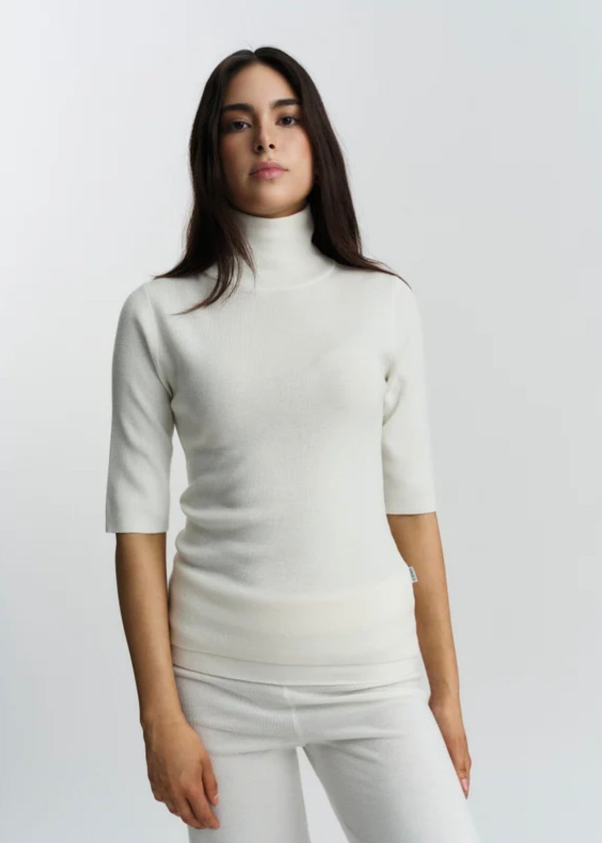 Melly Merino Tee White
