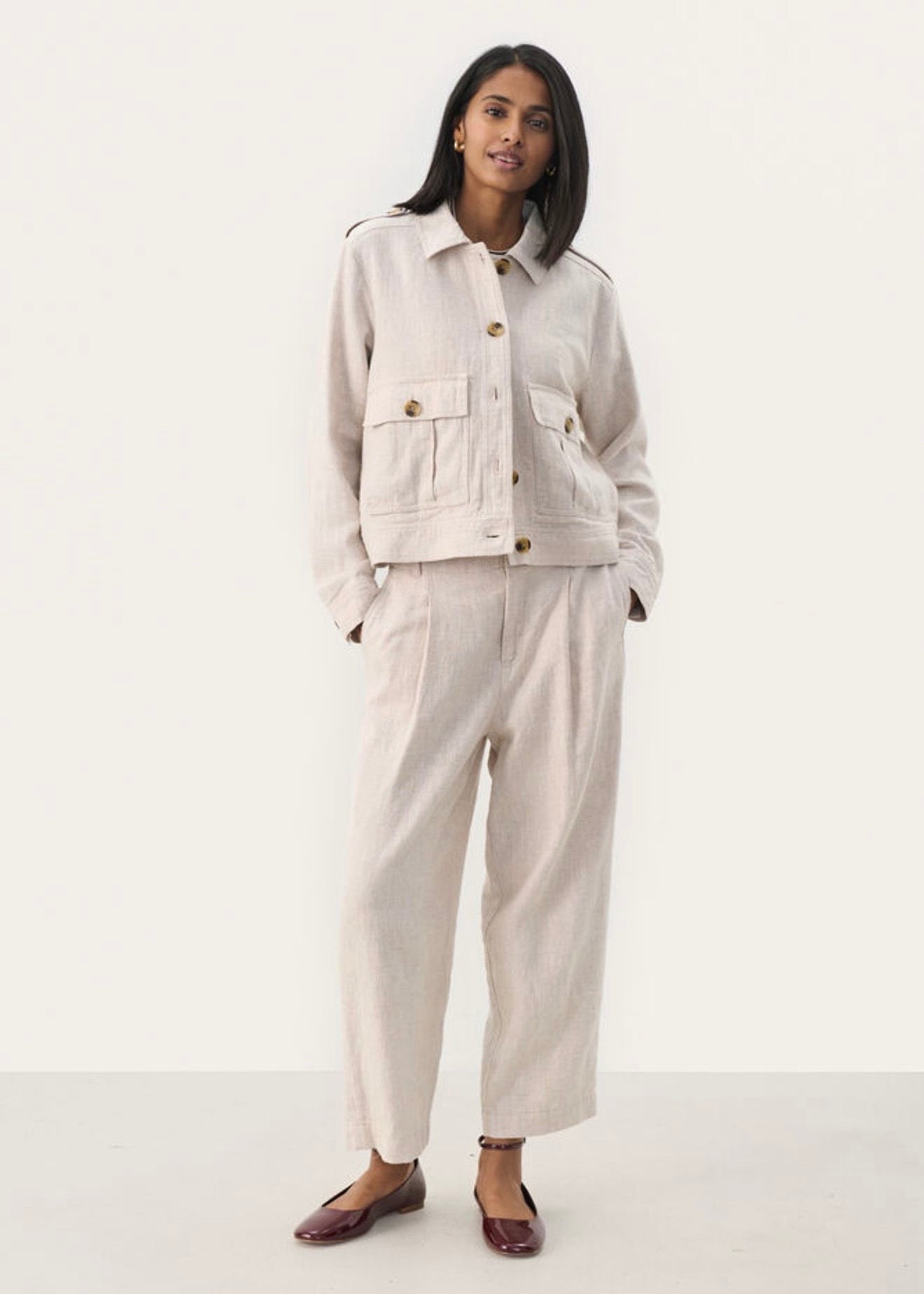 Najah Jacket French Oak Melange