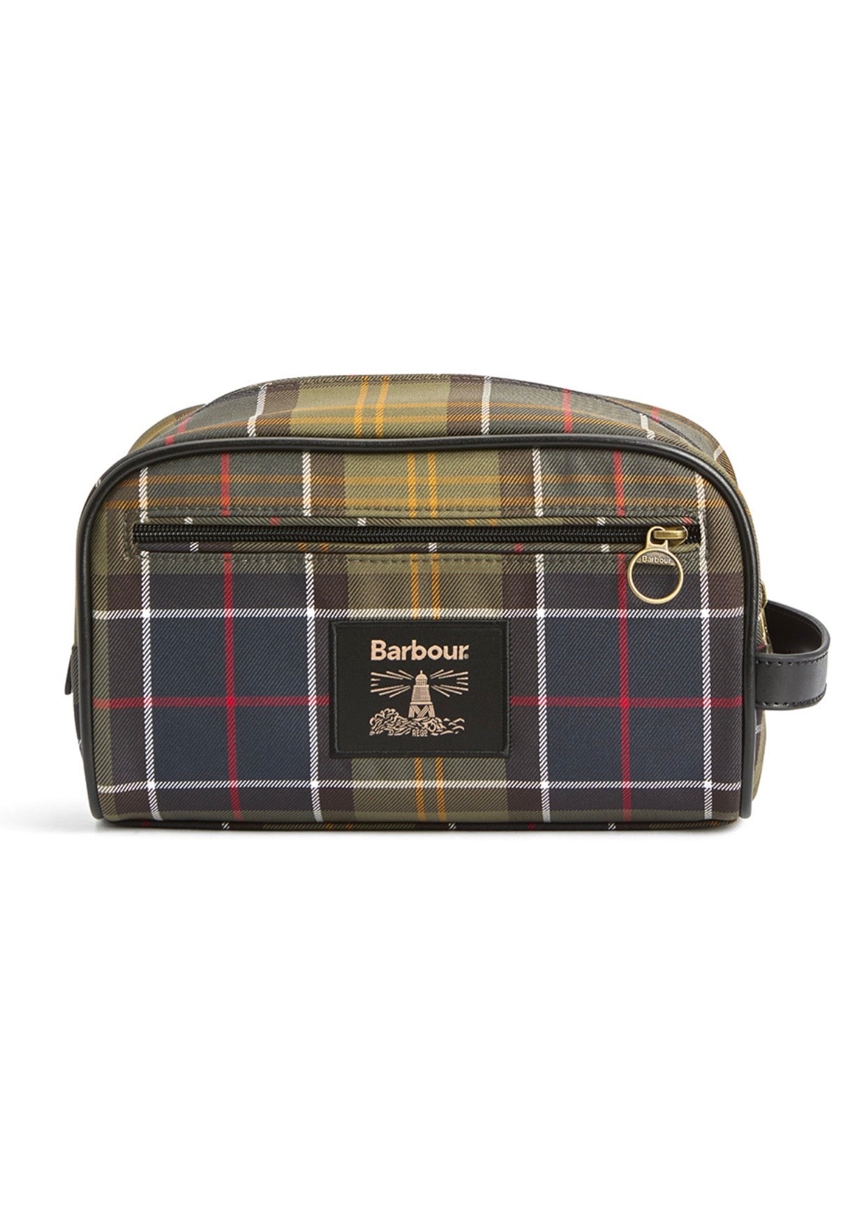 Tartan Washbag Olive