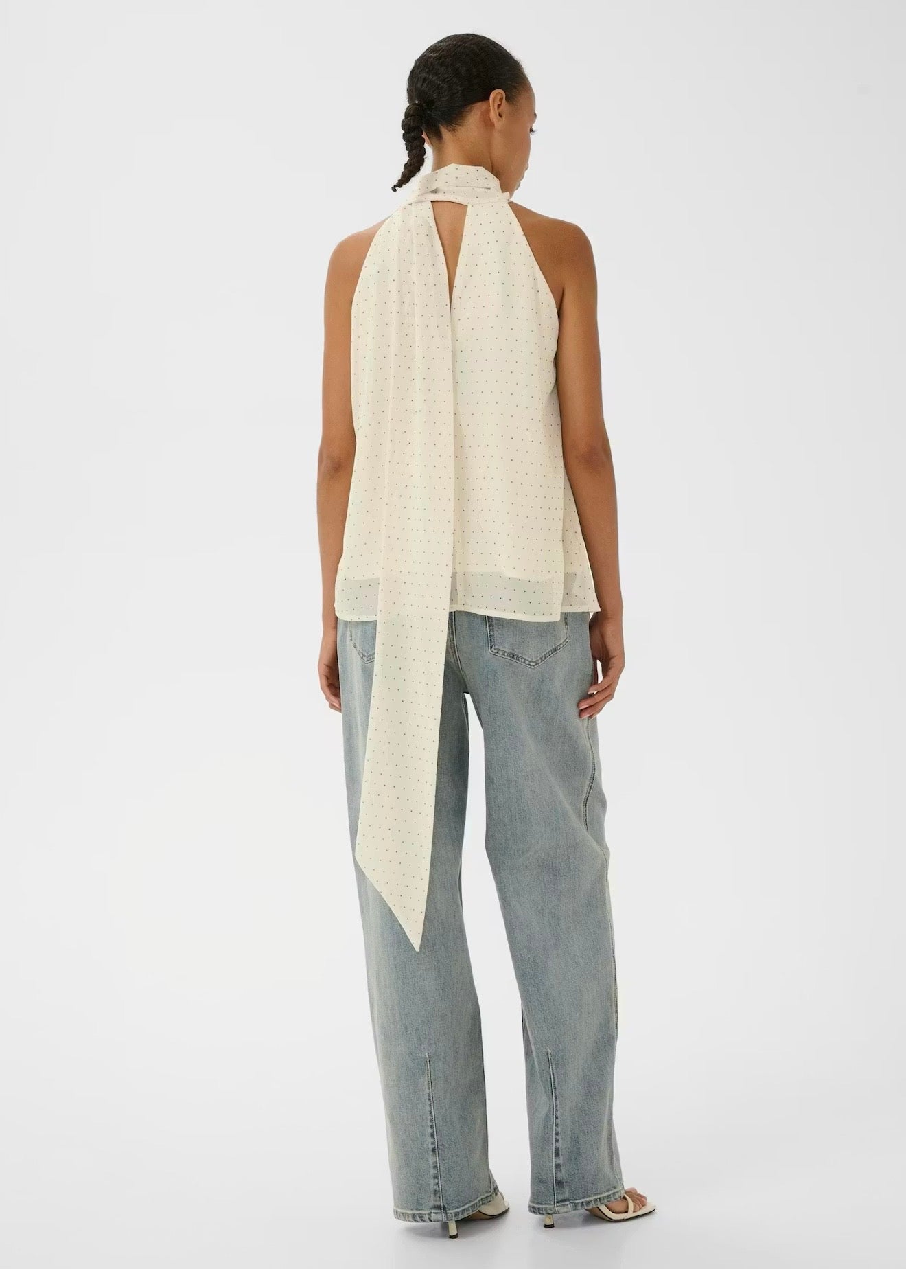Dorah Top Birch Dot
