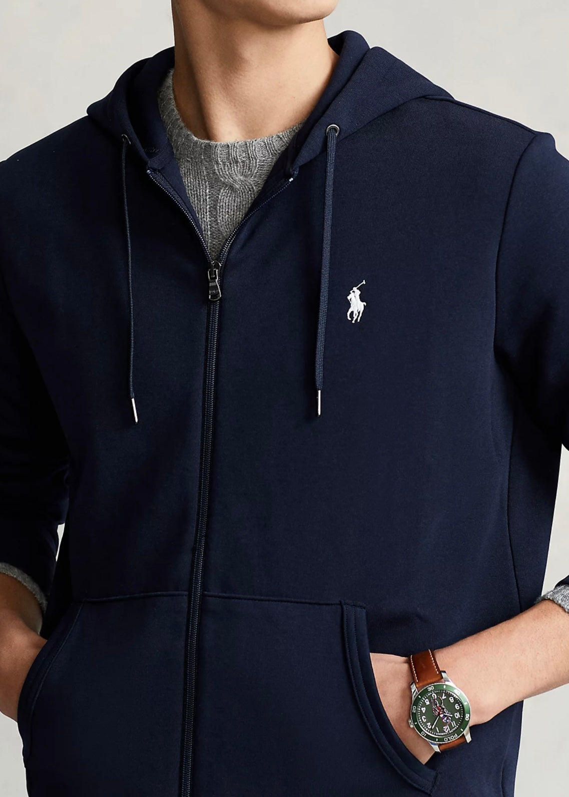 Polo Ralph Lauren College Zip hoodie - Aviator Navy