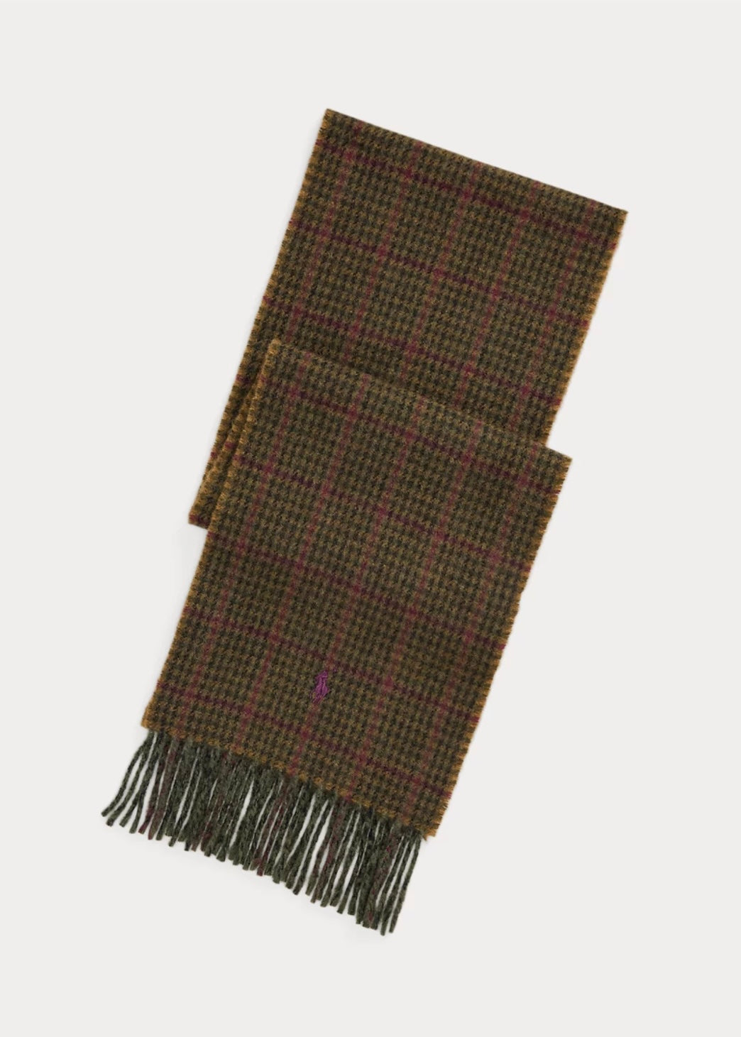 Polo Ralph Lauren scarf - Olive Plaid