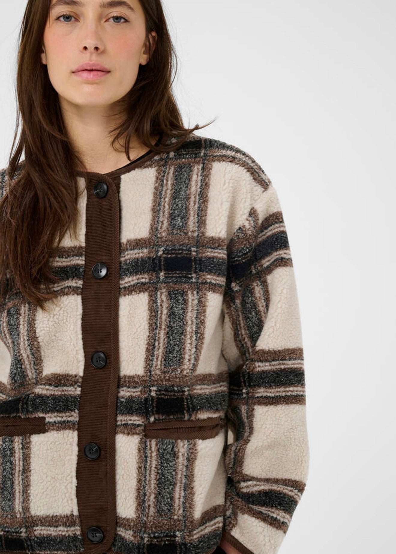 Ysabell Jacket Brown Check