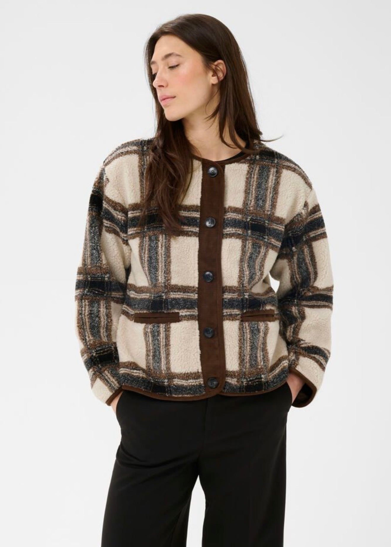 Ysabell Jacket Brown Check