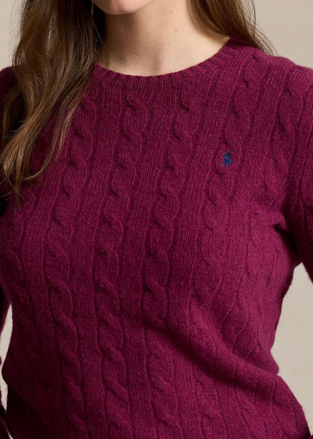 Polo Ralph Lauren Julianna sweater - Plum Heather