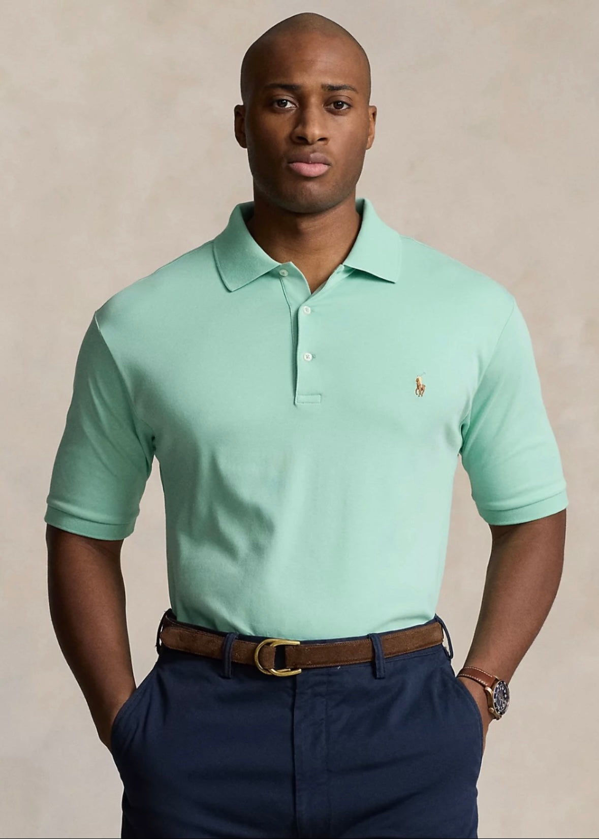 Polo Ralph Lauren Interlock pique - Celadon