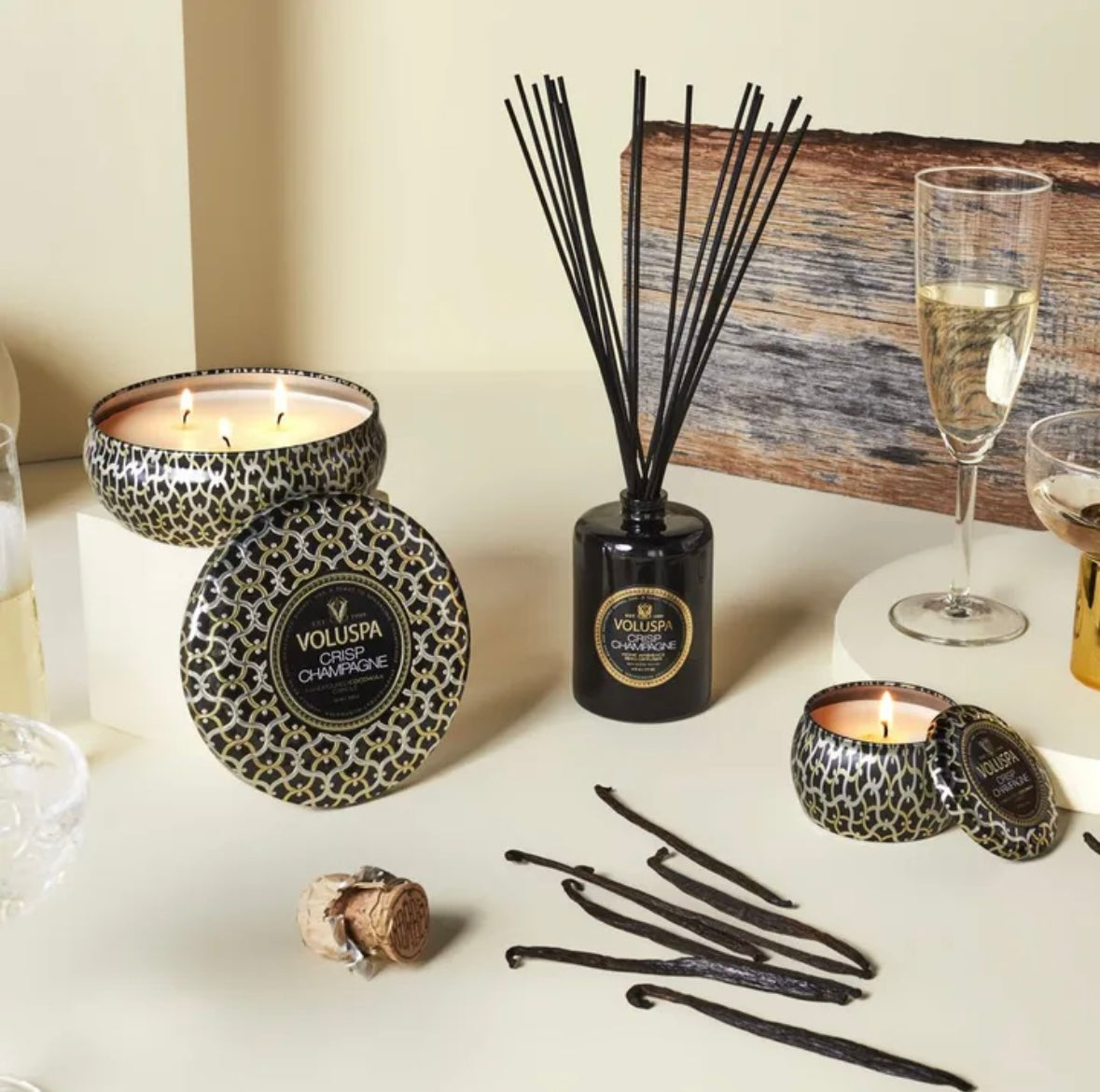 Voluspa Reed diffuser - Crisp Champagne