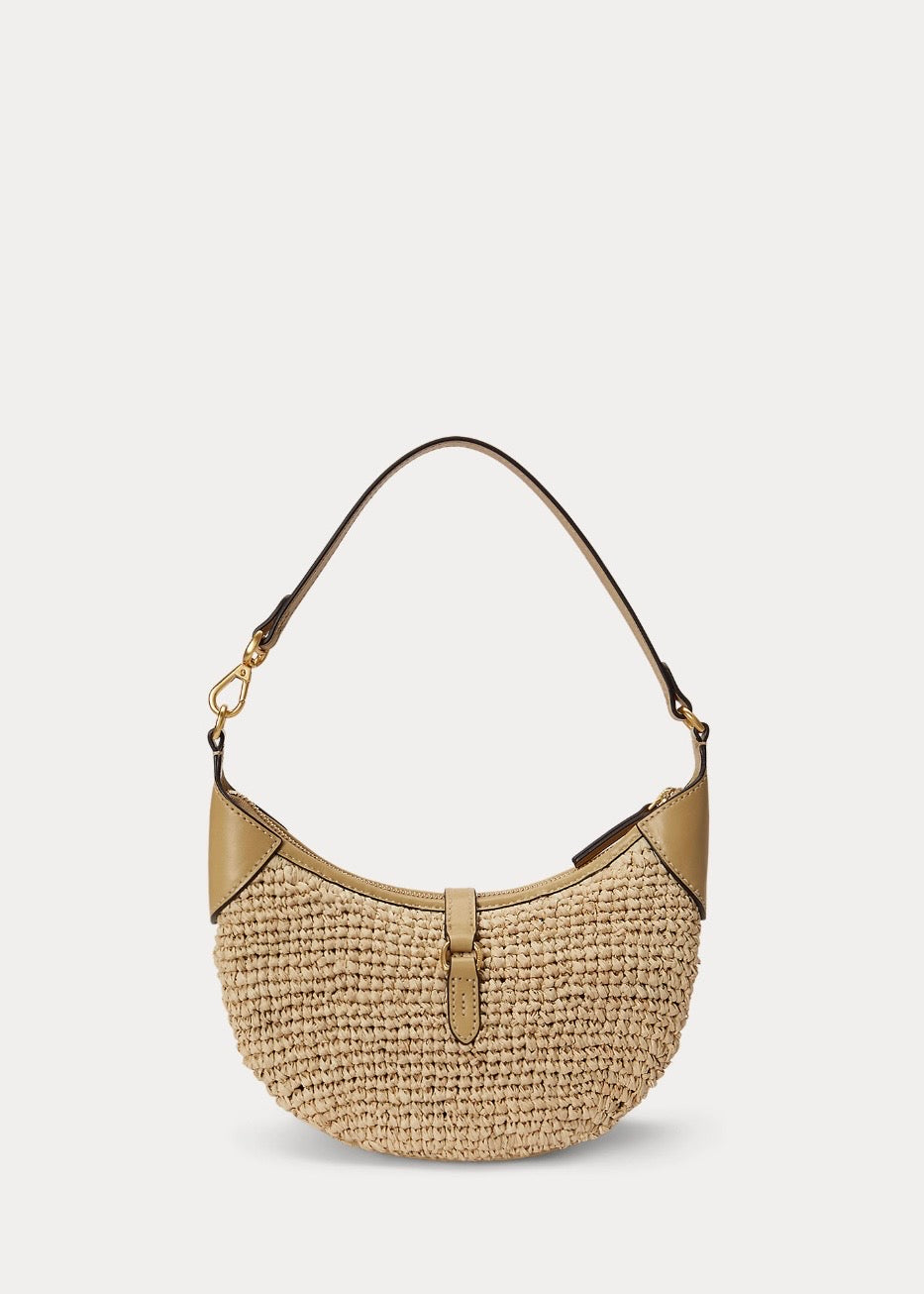 Polo ID Raffia Mini Shoulder Bag