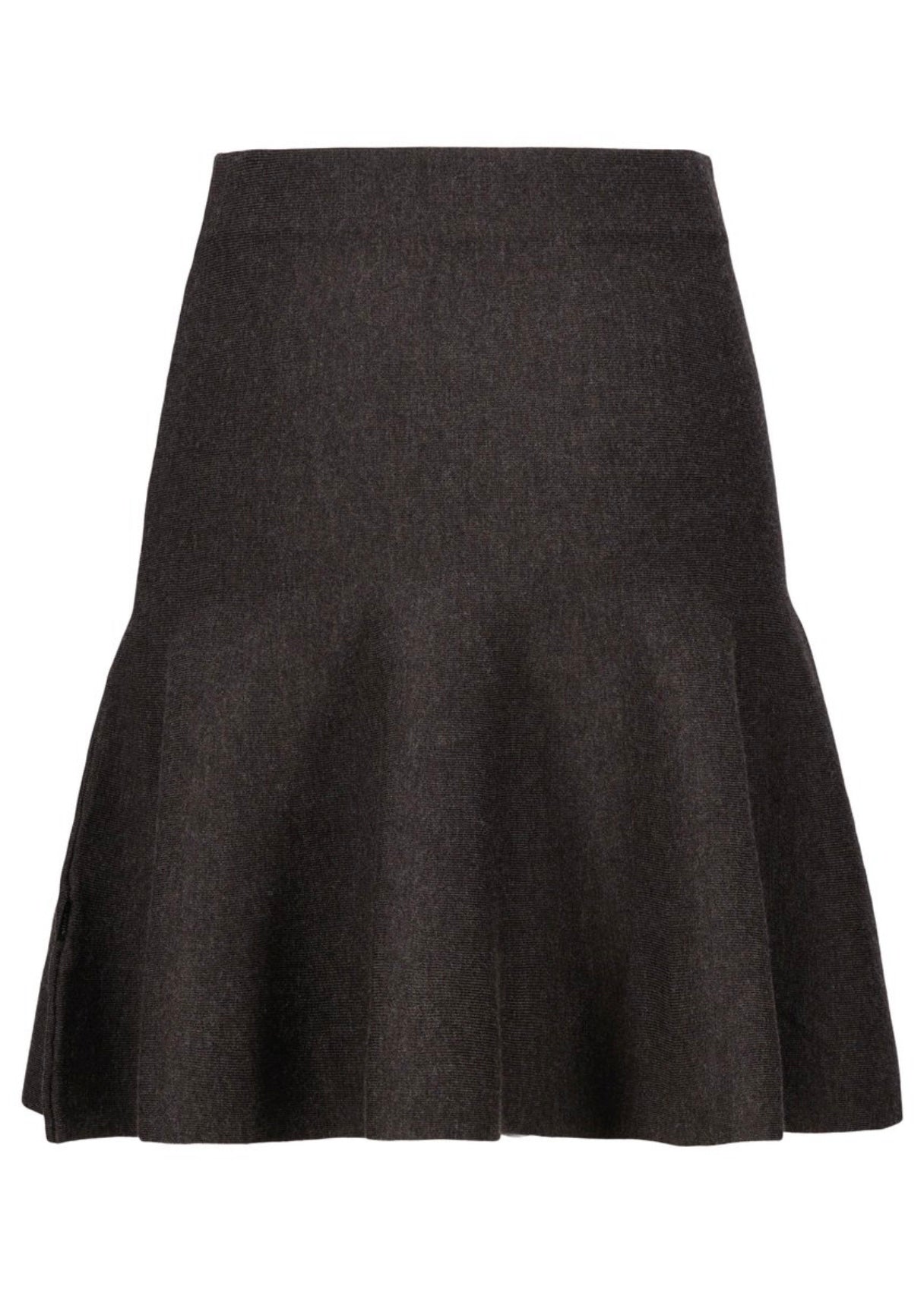 Ella&il Triny skirt - Dark Brown Melange