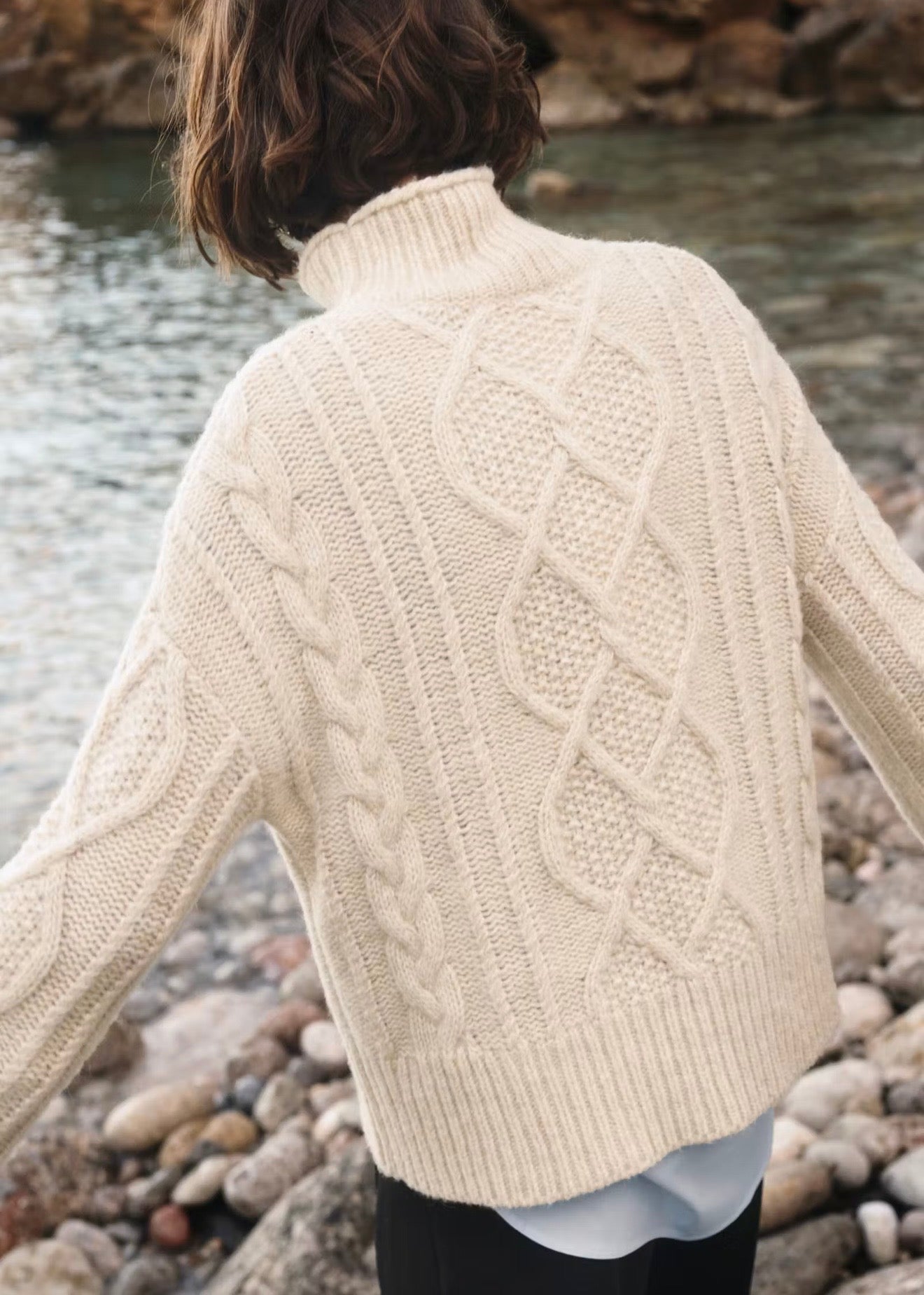 Channa Pullover Whitecap Melange