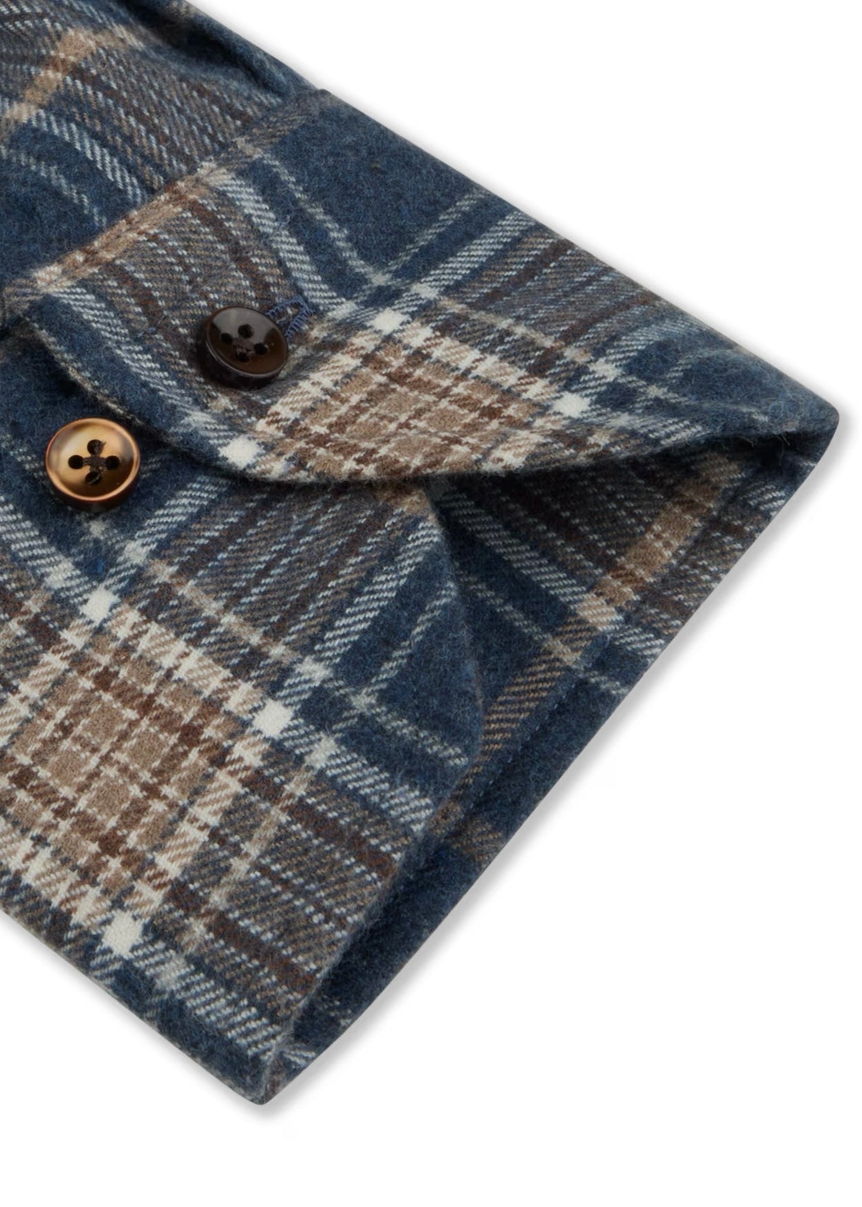 Slimline Flannel shirt Blue