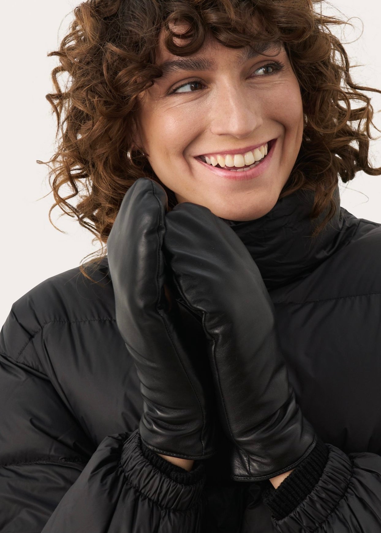 Part Two Fiori gloves - Black