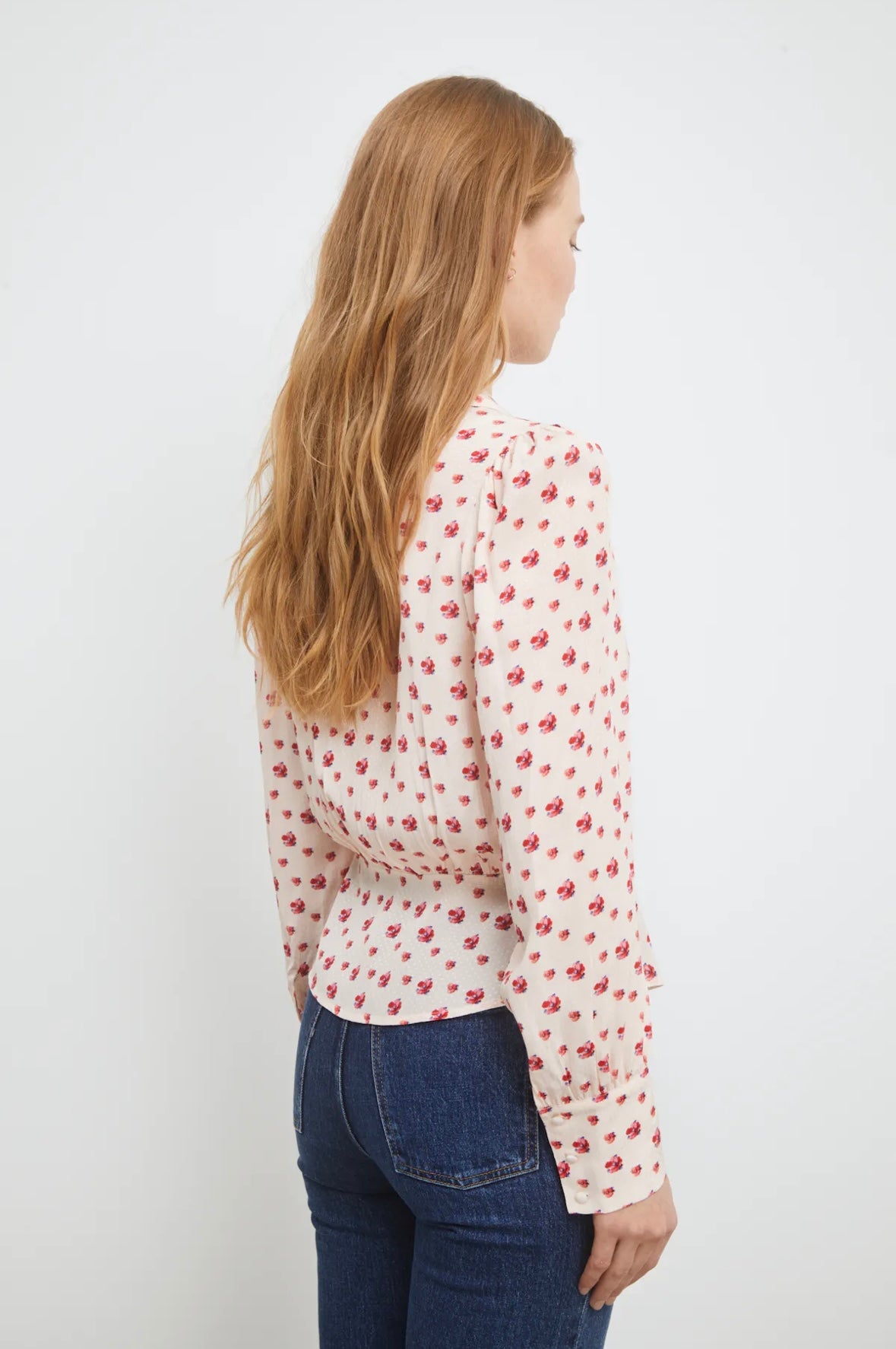 Camilla Pihl Papil blouse - Pink Berry Print