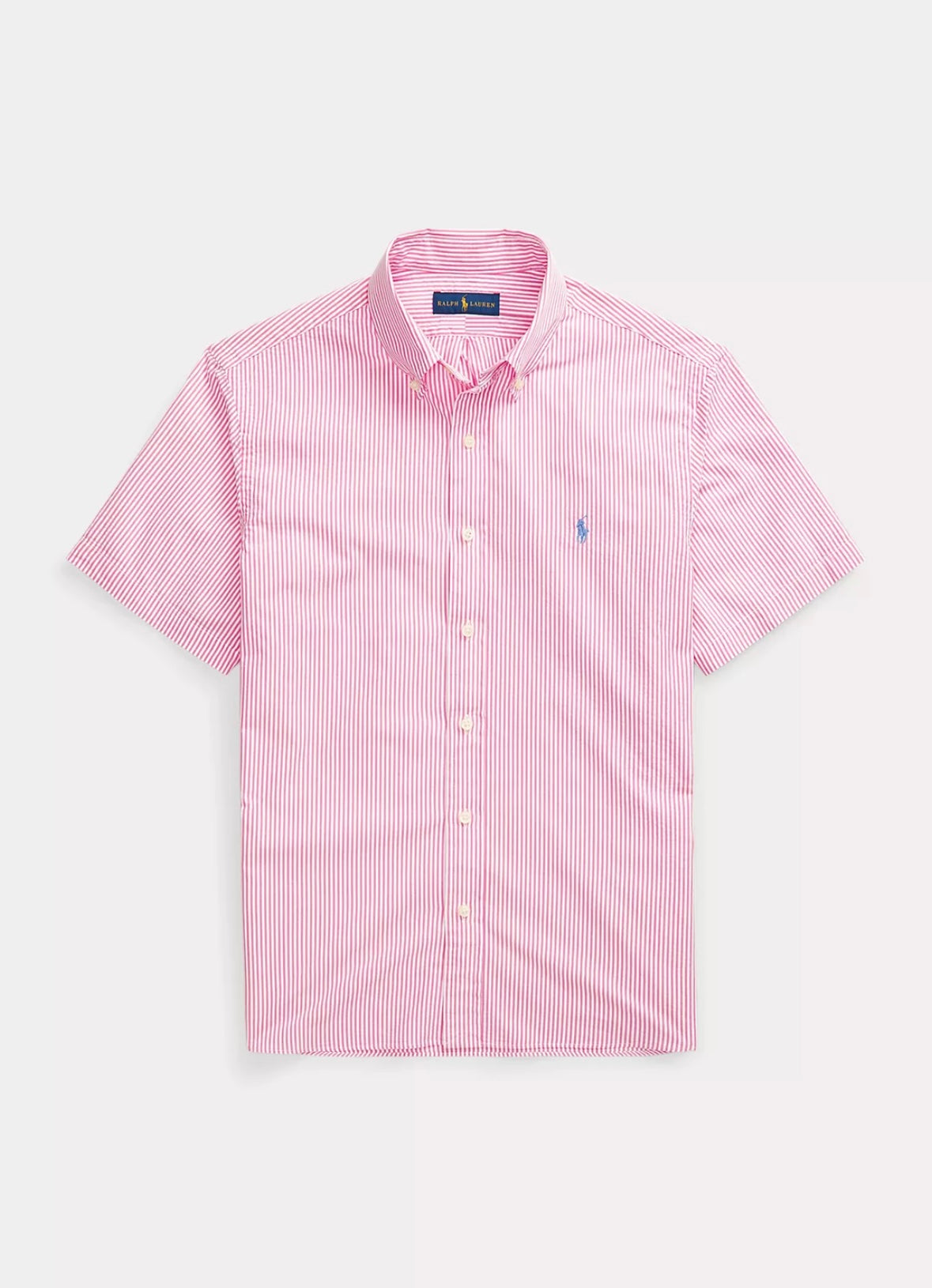 Polo Ralph Lauren Crepe Short shirt - Rose/White