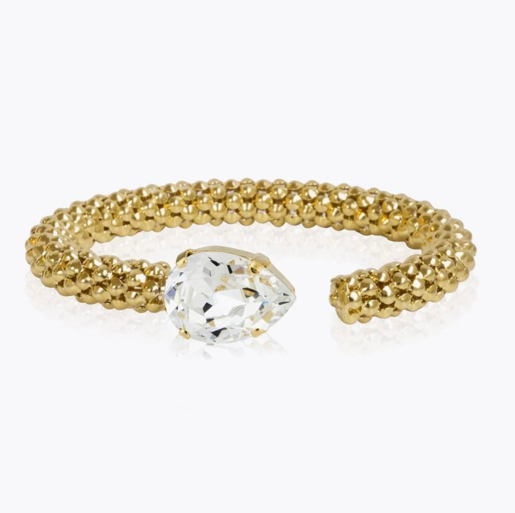 Caroline Svedbom Classic Rope bracelet Gold Crystal