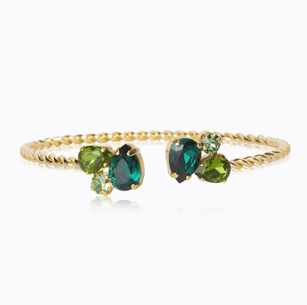 Caroline Svedbom Alisia bracelet Gold Green Combo