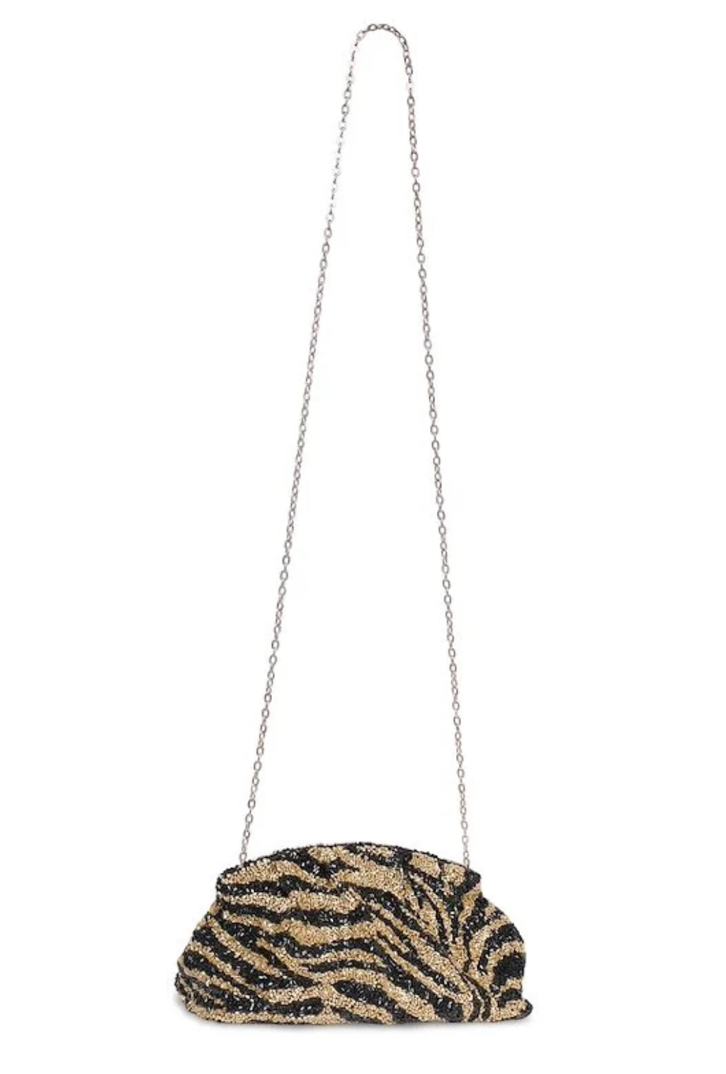 Gestuz Odina clutch - Black/Dried Moss